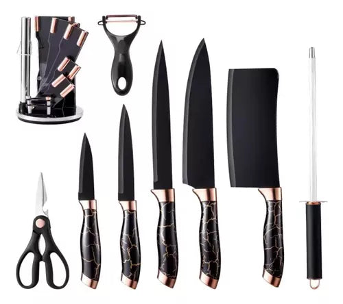 Juego De Cuchillos En Acero X8 Pcs